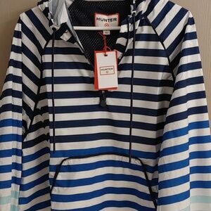 NWT Hunter For Target Striped Hooded Lightweight Jacket